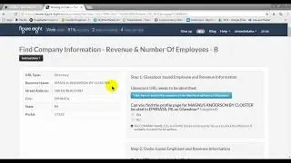 Find Company Information   Revenue & Number Of Employees