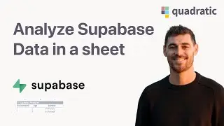 How to Analyze Supabase Data in a Familiar Spreadsheet Interface