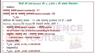 Electron ,proton Neutron ctet science most important question