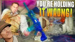 YOU'RE HOLDING IT WRONG! (Zombie Chronicles Nacht Der Untoten Remastered Gameplay) Funny Moments!