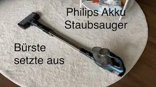 Wackelkontakt am Philips Akku Staubsauger reparieren.  Philips 360 suction Bürste dreht nicht