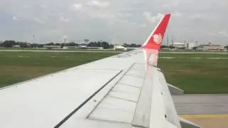 Lion Air Boeing 737-900ER Cloud Penetration Take Off From Don Mueang Bangkok