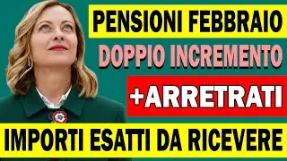 PENSIONI FEBBRAIO 👉 AUMENTI E ARRETRATI! ECCO QUANTO PRENDERETE IN PIÙ! CALCOLI PRECISI 💰