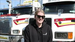 Thea McCurdy at the Mack 50 Year Truck Show