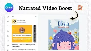 How to add ai voice to canva video (Audio Overlay)