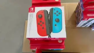 In our warehouse: Nintendo Switch Joy-Con Pair - Neon Red/Neon Blue.    B2B Sales Offer.