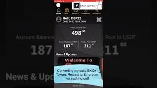Conversion EXXA TOKENS to ETHEREUM Tutorial