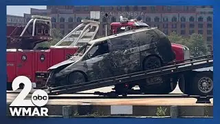 Police find body inside of vehicle pulled from Baltimore Inner Harbor