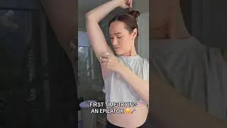 Пробую эпилятор в ПЕРВЫЙ РАЗ!!