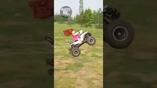 RC CAR XMAXX WITH A CUTE DOLL DRIVER!