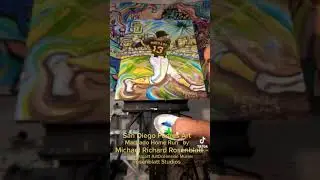 Michael Richard Rosenblatt Paints Manny Machado