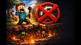 NO MINING CHALLENGE in Minecraft (IMPOSSIBLE?)