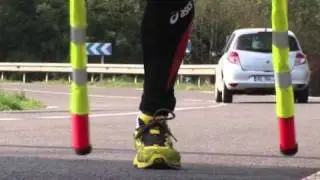 Auf einem Bein quer durch Frankreich