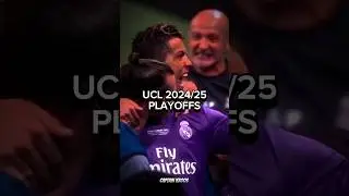 UCL 2024/25 knockout phase playoffs are set ✨#football #shorts #uefachampionsleauge #ucl