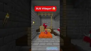 Saving Minecraft VILLAGER from AMONG US