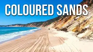 Double Island Point coloured sands# K'gari#Fraser Island#