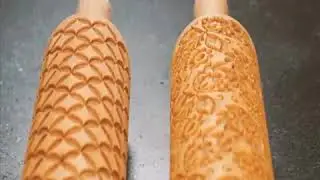 Christmas Embossing Rolling Pin