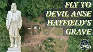 Fly to Devil Anse Hatfield&rsquo;s Grave! #history #devilance #hatfieldsandmccoys #feud #familytreenuts