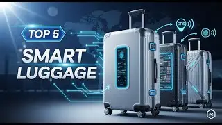 TOP 5 Best Smart Luggage 2026 | High-Tech Suitcases with GPS Tracking and More.