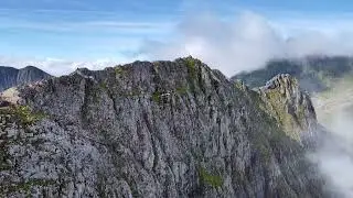Crib Goch Ridge Drone Footage - En Route to Snowdon