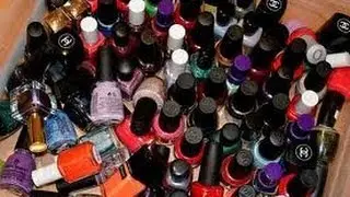 Моя коллекция лаков для ногтей + обзоры :  часть 1
