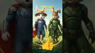 rabbits transformation #rabbitfriends #rabbits #rabbits1kfanart #rabbitsinthegarden