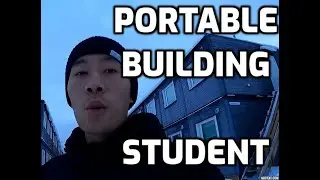 Living in portable building student accomodation