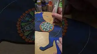 An hour turned into 3 mins. #timelapseart #dotart #visualasmr #art #mandala 