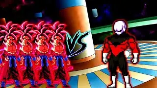 Xeno Goku V3 OP (all form) X 4 VS Jiren V2 OP (Zeed) in Mugen