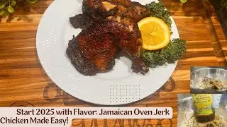 Start 2025 with Flavor: Jamaican Oven Jerk Chicken Made Easy! Watch to the end for the main tips.
