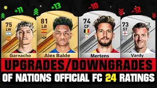 FIFA 24 | BIGGEST RATING UPGRADES & DOWNGRADES of Every Nation (EA FC 24)! 💀😲
