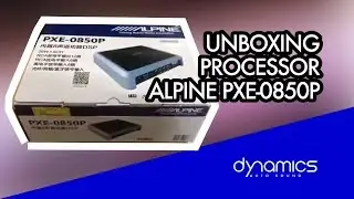Unboxing new processor Alpine pxe 0850 p - with bluetooth for smartphone and android