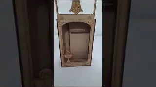 Caja Mdf Primera Comunion con tapa deslizable