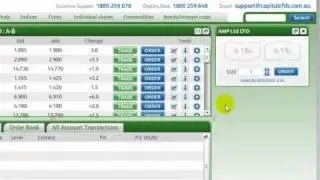 How to place an Aussie share CFD trade and close it
