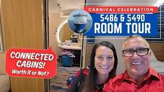 Carnival Celebration Adjoining Cabins 5486 & 5490 - No Window, No Balcony, A Smart Choice or Not?