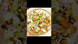 Moong sprouts chaat /healthy &tasty breakfast