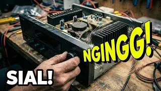 TANDA PENGUAT MIC AMPLIFIER RUSAK PARAH SATU PAPAN