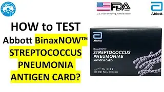 How to TEST Abbott BinaxNOW&trade; Streptococcus pneumoniae Antigen Card ? | TESTING DEMO