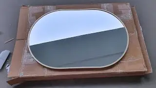 Luxury Gold Frame Mirror 30cm x 60cm - Unboxing & Hanging Up