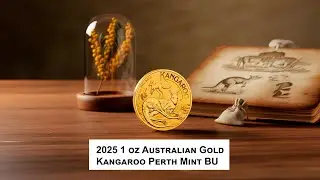 2025 1 oz Australian Gold Kangaroo Perth Mint BU