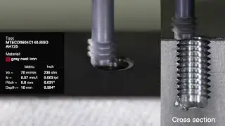 Demonstration #13 - Machining gray cast iron and hardened steel with special tools!