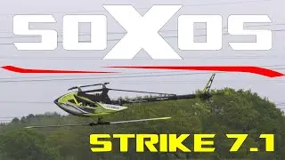 Soxos Strike 7.1 3D RC Helicopter Aerobatics with Smoke
