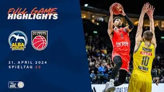 ALBA BERLIN vs. Bamberg Baskets - Full Game Highlights - Spieltag 29, 2023/24