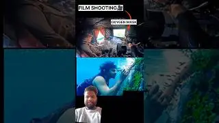 Underwater Scene Film Shooting 🎥😮 #shortsviral #trendingshorts #moviemaking #prabhas #dailyshorts