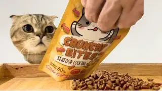 ASMR Unboxing Mukbang Pet 8 Crunchy Bites Seafood Cocktail With Intense Crunchy Eating Sounds