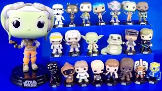 Star Wars 21 Funko Pop Figures Unboxing and Review Funko Pop Unboxing Pop Vinyl Collection Video