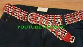 3 DE 3 COMO TEJER CINTURON CON ARILLOS DE LATA GANCHILLO CROCHET