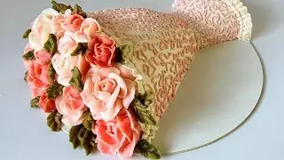 Bolo buquê 💐 inspiração DIA DAS MÃES ❤️ Passo a passo completo desse bolo🥰