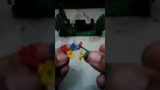 Lego Garden Restaurant Construction.