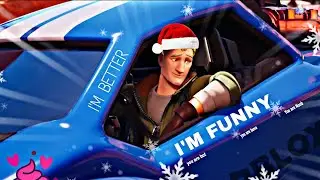 Fortnite Rocket Racing Gameplay  (Funny Video)